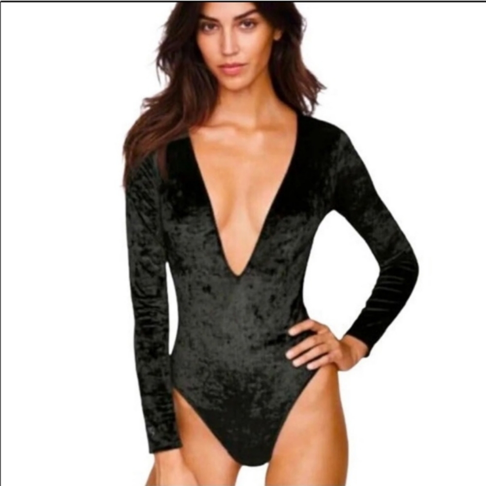 Crushed Velvet One piece Victoria secret